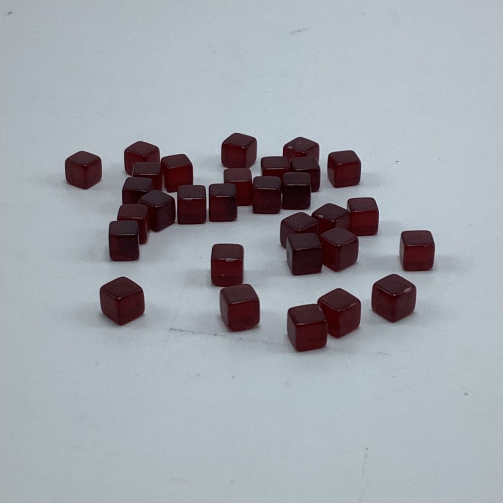 Magic The Gathering Arena Planeswalkers 30 Red Cube‎ Damage Markers Replacements
